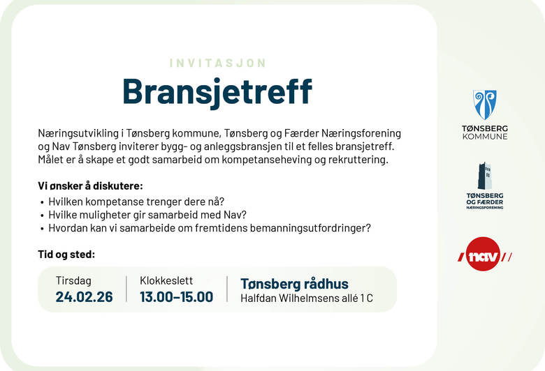 Bransjetreff om kompetanse inn bygg- og anlegg